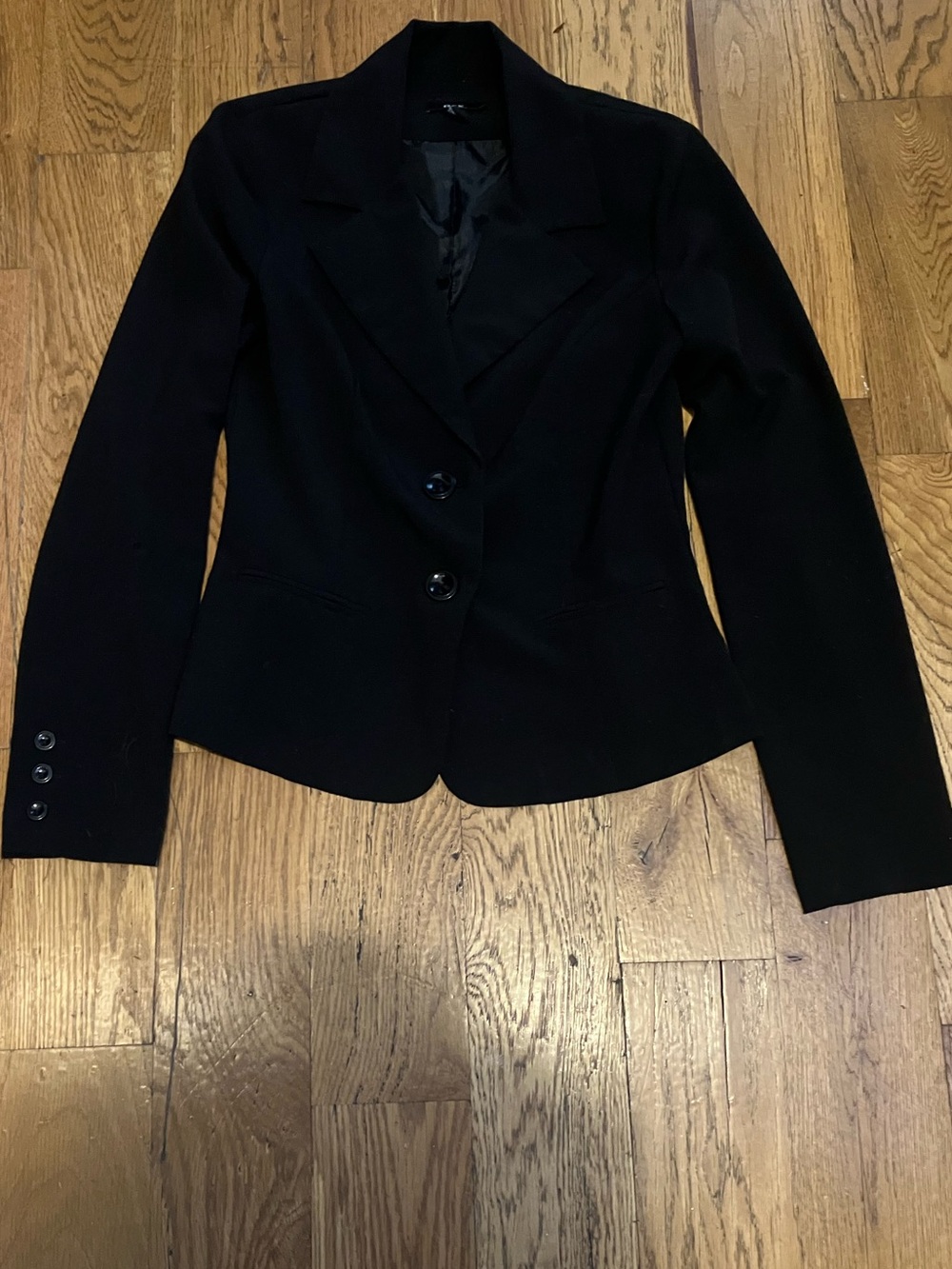 BCX Women’s M Medium Suit Jacket Sport Coat Blazer Black Used Good Condition